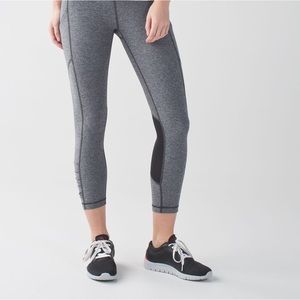 Lululemon, Speed Cropped, Heather's Grey